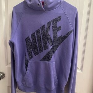 Nike Red Tag Sweatshirt with White Logo